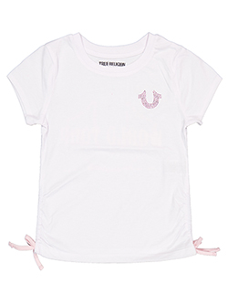 True Religion Girls' Rhinestone World Tour Graphic T-Shirt