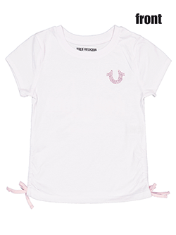 True Religion Girls' Rhinestone World Tour Graphic T-Shirt