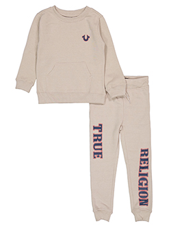 True Religion Boys' Fleece Sweatshirt and Joggers Set