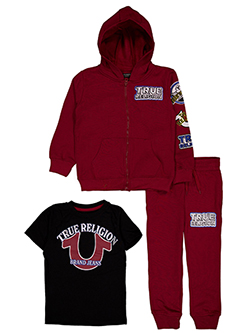 Boys' 3-Piece Hoodie, Tee, and Jogger Set