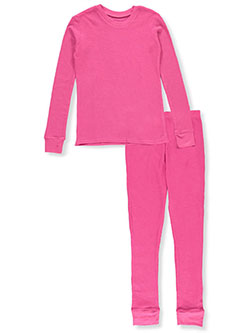 Girls' Thermal 2-Piece Long Underwear Set by Ice2O in fuchsia, lavender, purple and more