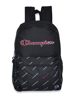 Quake Signature Backpack by Champion in black, black/pink, black/red, blue and gray multi - Backpacks