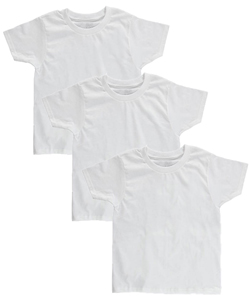 Little Boys' 3-Pack T-Shirts by Fruit of the Loom in White