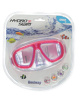 Hydro-Swim Unisex Cayman Dive Mask Red Swim Goggles by Bestway in Red, Toys