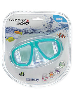 Hydro-Swim Unisex Cayman Dive Mask Aqua Green Swim Goggles by Bestway in Green, Toys