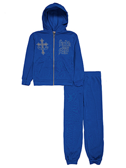CP Dry Goods Boys' 2-Piece Faith Over Fear Cross Jog Set