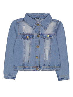 Chillipop Girls' Classic Denim Trucker Jacket