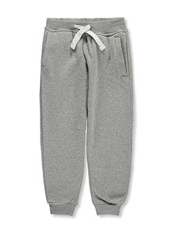 Little Boys' "Drawstring Basic" Joggers by Southpole in black, heather gray and navy
