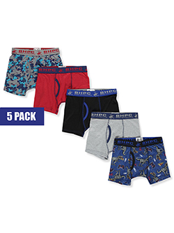 Beverly Hills Polo Club Boys' 5-Pack Camo Boxer Briefs