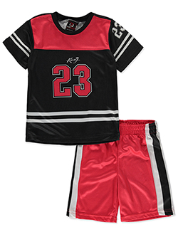 Quad Seven Boys' 2-Piece Basketball Shorts Set Outfit