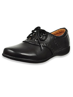 girls lace up school shoes