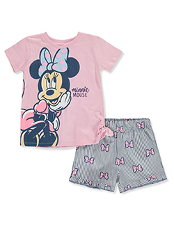 Barbie Girls' 2-Piece Shorts Set Outfit