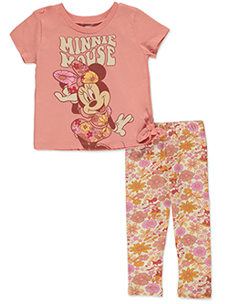Disney Minnie Mouse Girls' Pajama Set Two-Piece