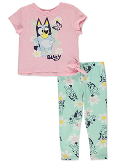 Bluey Baby Girls' Graphic Tee and Leggings Set