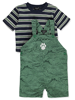 Lee Baby Boys' 2-Piece Shortalls Set Outfit