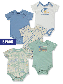 Champion Baby Girls' 5-Pack Bodysuits