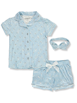 True Religion Girls' 2-Piece Boxer Short Pajamas Set