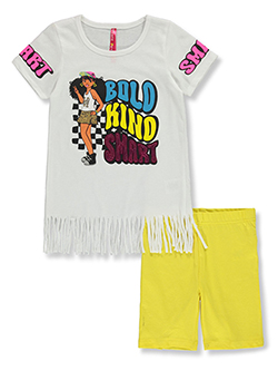 Cute 4 U Girls' 2-Piece Shorts Set Outfit