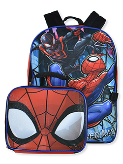 Spider-Man Boys' Backpack and Lunch Box Set