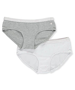 BUM Equipment Big Girls’ 2-Pack Hipster Panties (Sizes 7 – 16)