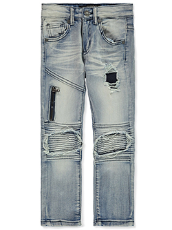 Road Narrows Boys' Moto Jeans