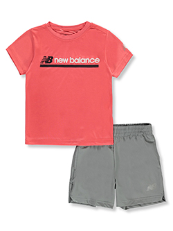 New Balance Boys' 2-Piece Shorts Set Outfit
