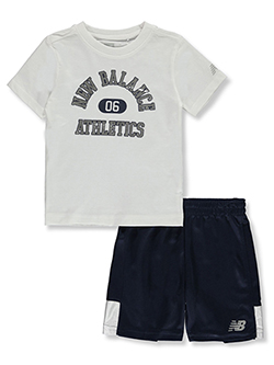 New Balance Boys' 2-Piece Varsity Shorts Set Outfit