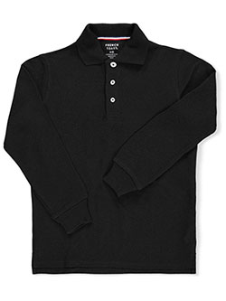 French Toast Unisex L/S Pique Polo