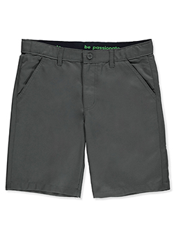 French Toast Husky Boys' Flat Front Stretch Performance Shorts