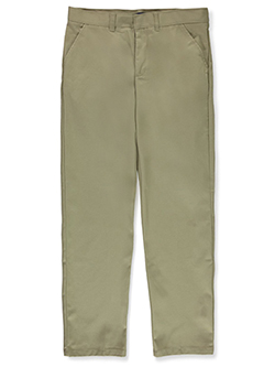 French Toast Men's Flat Front Relaxed Pants