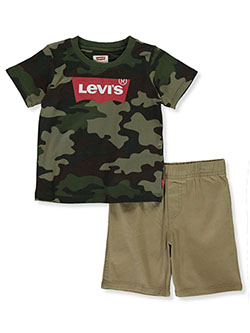 kids levi shorts