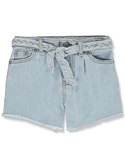Levi's Girls' Braided Waist Shorts