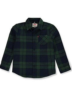 Levi's Boys' Flannel Button-Up Shirt
