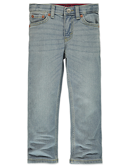 Boys' Levi's 514 Straight Fit Jeans With Elastic Wasitband