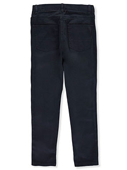 boys navy skinny trousers