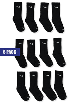 Nike Unisex 6-Pack Cushioned Crew Socks