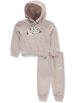 Nike Girls' 2-Piece Script Flowers Set Outfit