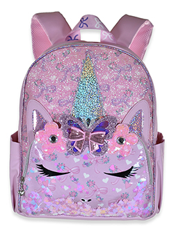 Magical Unicorn Glitter Backpack with Sequins
