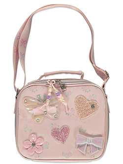 OMG Accessories Girls' Decorative Shoulder Bag with Butterfly Design