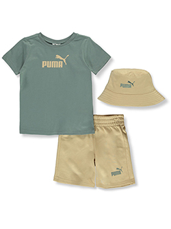 Puma Boys' 3-Piece Target Shorts Set Outfit