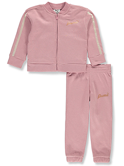 Puma Girls' 2-Piece Varsity Joggers Set Outfit