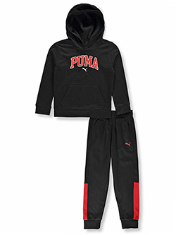Puma Boys' 2-Piece Tricot Block Track Jacket Set Outfit