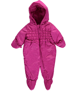 Blonde Biker Chicks Infant Girl Snowsuit