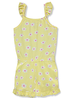 Pink Angel Girls' Floral Romper