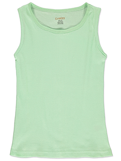 Girls' Ribbed Cotton Tank Top