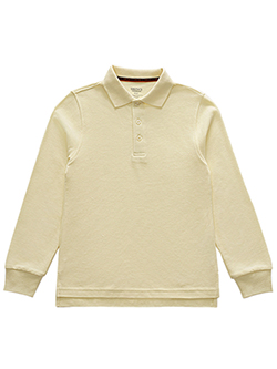 Smith's American Boys' Long Sleeve Pique Polo