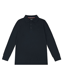 Smith's American Boys' Long Sleeve Interlock Polo
