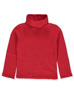 Qtee Girls Stretch Neck Turtleneck