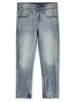 True Indigo Boys' Slim Fit Moto Jeans