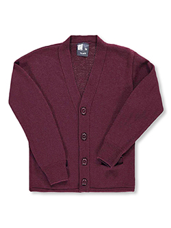 T.Q. Knits Unisex Youth Control-Pil 4-Button Cardigan (Sizes 8 - 20)